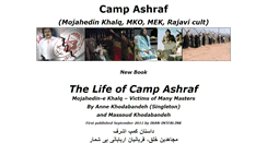 Desktop Screenshot of camp-ashraf.com